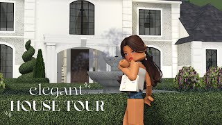 Bloxburg  Elegant House Tour [upl. by Tiebout]