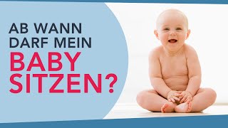 Ab wann darf mein Baby sitzen Tipps und Übungen zur Förderung der motorischen Entwicklung [upl. by Yttiy]