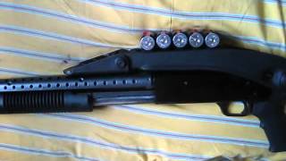 ATI Top Folding Stock on a Mossberg 500 12gauge [upl. by Chickie]