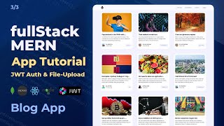 MERN Stack App Tutorial with React Node JS Express JS MongoDB JWT Authentication amp File Upload [upl. by Ayek]