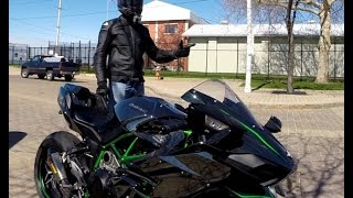 Kawasaki H2 Guhl Motors ECU Flash Review amp Motovlog [upl. by Ewolram]