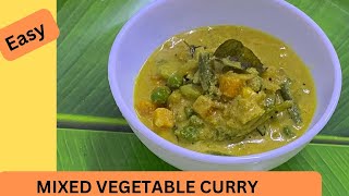 MIXED VEGETABLE CURRY EASY INDIAN CURRY EASY AFTER  WORK CURRY [upl. by Georas]