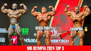 Mr Olympia 2024 Top 3 🏅  Hadi Choopan Win [upl. by Mair]