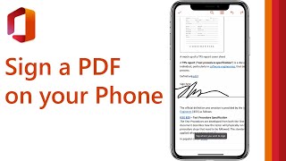 How to Sign PDF on iPhone or Android FREE  Electronic signature with Office mobile 2021 shorts [upl. by Eimerej]