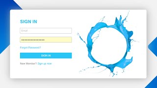 Sign In Form  Sign Up Form  HTML CSS amp JavaScript [upl. by Allemap]