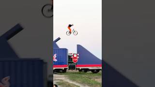 bmx automobile funny stunt train viralvideo [upl. by Det]