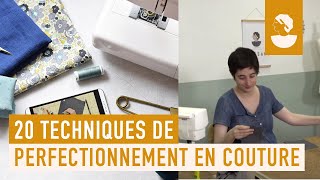 20 techniques essentielles pour se perfectionner en couture sur Artesanecom [upl. by Humphrey]