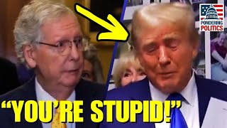 McConnell PUBLICLY ROASTS Trump quotBeyond Politically Stupidquot [upl. by Vikki]