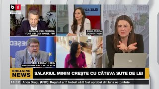 Patronatele sindicatele și coaliția nu se înțeleg în privința majorării salariului minim în 2024 [upl. by Cottrell]