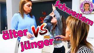 ÄLTERE SCHWESTER VS JÜNGERE SCHWESTER  Geschwister Kämpfe  Mileys Welt [upl. by Eizzil]