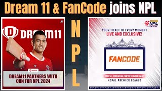 Mohammad Nabi Joining NPL  DREAM 11 and FANCODE partners with CAN for NPL [upl. by Drye]