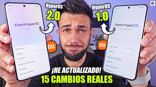 ¡ACTUALIZADO💥Xiaomi HyperOS 2 TODO lo NUEVO y DIFERENCIAS [upl. by Enrico]