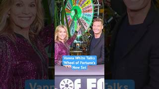 Vanna White Talks Wheel of Fortunes New Set wheeloffortune vannawhite [upl. by Eirehc]