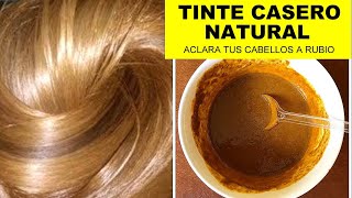 💛Como aclarar tu cabello en casa NATURALMENTE sin la ayuda de químicos¡Cabello rubio y brillante [upl. by Barnabas]