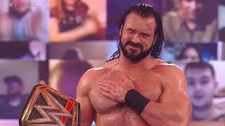 DREW MCINTYRE RETAINS WWE CHAMPIONSHIP THE MIZ CASHES IN MONEY IN THE BANK WWE TLC 2020 [upl. by Olra]