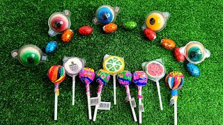 Candy Lollipops and Sweets  Yummy Rainbow Lollipops Unpacking  ASMR  Satisfying Video [upl. by Clintock]