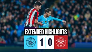 EXTENDED HIGHLIGHTS  Man City 1  0 Brentford  Haaland strike gives City a big THREE POINTS [upl. by Angela]