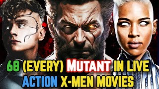 68 Every XMen Mutants Appeared In LiveAction Movies  OriginsPowers Explored  Mega Mutant List [upl. by Werdma]