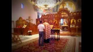 Kevins Chrismation  Christ the Saviour Orthodox Cathedral [upl. by Atwood]