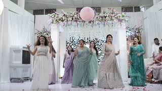 Engagement Dance Performance by Bride and Best Friends 🥰🫶🏻 [upl. by Garrett]