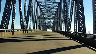 Rainbow Bridge Port Arthur TX westbound [upl. by Annahsirhc]