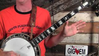 How to Play Backup or Rhythm Banjo Part 1 [upl. by Bailey]