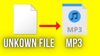 How To Convert Unkown Audio Files To MP3 [upl. by Divadnoj]