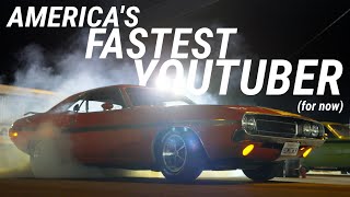 I Raced my Hemi Swap 1970 Challenger in the Fastest YouTuber Competition and it RIPPED [upl. by Yrojram]