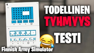 PÄLLITESTI SIVARILLE 😶  Finnish Army Simulator [upl. by Cornish806]