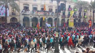 COMPARSES DE VILANOVA I LA GELTRÚ FEBRER 2018 [upl. by Eindys58]