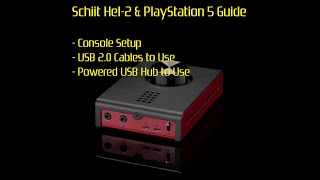 Setup Guide Schiit Hel2 to PS5 [upl. by Hannazus212]