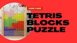 PLAYING COLORFUL TETRIS BLOCKS PUZZLE [upl. by Bjork]