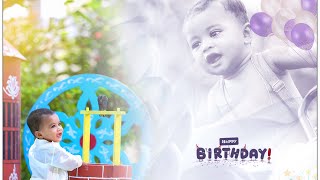 Aaryan  1st Birthday  PreBirthday Shoot  Baby Boy  Bangaru Konda Song  soumyashivavlogs [upl. by Holihs239]