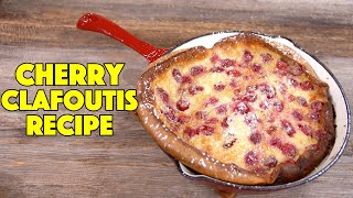 Cherry Clafoutis Recipe  Glen And Friends Cooking  How To Make Cherry Clafoutis aux Cerises [upl. by Petie]