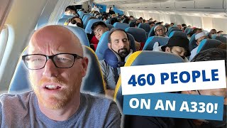 Worlds Most CROWDED Plane 460 PASSENGERS [upl. by Lyons]