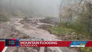 Boone largely inaccessible amid road washouts [upl. by Llennol714]