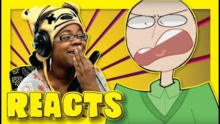 Baldis Basics in Basic Crap by Shavs Media Productions  Comic Dub Reaction [upl. by Eecyaj]