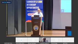 AICTE Internship Day Celebration and Launch of 61 Lakh Internship Opportunities [upl. by Oilicec]