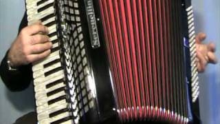 Repül a szán Hungarian czardas on accordion [upl. by Eetse689]