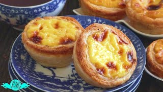 PORTUGUESE EGG TART PASTEL DE NATA [upl. by Snodgrass240]