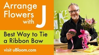 How to Arrange Flowers Tie a Bow [upl. by Cherie618]