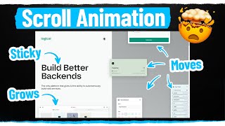 How To Create This Unbelievable CSS Scroll Animation [upl. by Ahtabat]