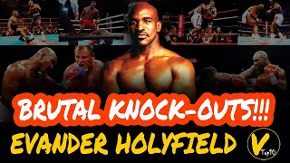 10 Evander Holyfield Greatest Knockouts [upl. by Barcellona]