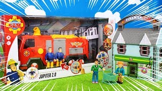 Feuerwehrmann Sam Unboxing Jupiter 20  Das NEUE Feuerwehrauto  Spielzeug für Kinder [upl. by Nyleda964]