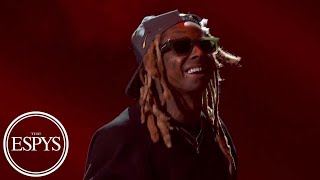 Lil Wayne opens up the 2023 ESPYS 📍 CapitalOne [upl. by Cosmo]