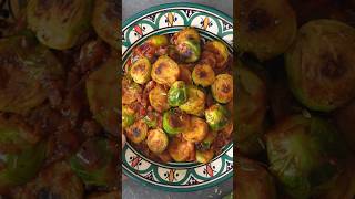 🔥 Indian Style Spiced Brussels Sprouts Curry [upl. by Nivled]