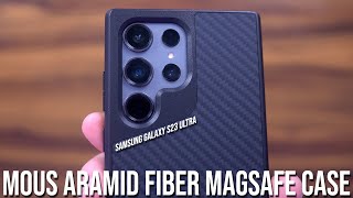 Mous Aramid Fiber Magsafe Case Samsung Galaxy S23 Ultra Mouscase [upl. by Fredrick]