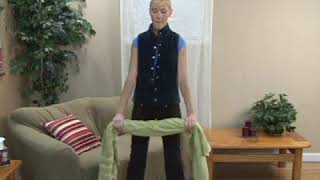 Towel Exercises Front Shoulder Raises [upl. by Udelle]