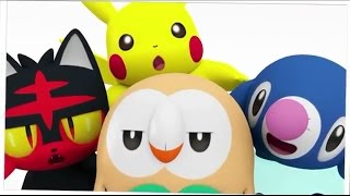 PIKACHU ROWLET LITTEN Y POPPLIO ANIMACION  Pokemon Sol y Luna  The Yisus 21 [upl. by Eelinnej815]