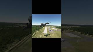 MSFS C17 Formation Takeoff microsoftflightsimulator flightsim msfs2020 airforce c17 vanceafb [upl. by Rab]